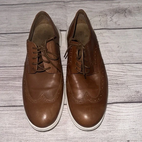 Stafford | Shoes | Mens Leather Brown Stafford Oxfords With  display picture 2
